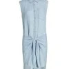 Veronica Beard Allison Tie-Accented Chambray Dress 1 Veronica Beard Allison Tie-Accented Chambray Dress -Veronica Beard shop unnamed file 2336