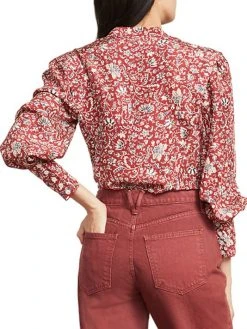 Veronica Beard Drela Silk Blouse -Veronica Beard shop unnamed file 236