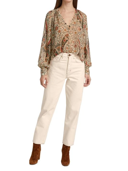 Veronica Beard Marion Paisley Silk Top 4 Veronica Beard Marion Paisley Silk Top - Image 2