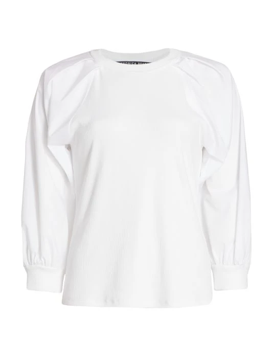 Veronica Beard Gibbson Cotton-Blend Top 3 Veronica Beard Gibbson Cotton-Blend Top