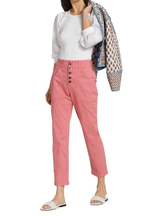 Veronica Beard Gibbson Cotton-Blend Top 4 Veronica Beard Gibbson Cotton-Blend Top - Image 2