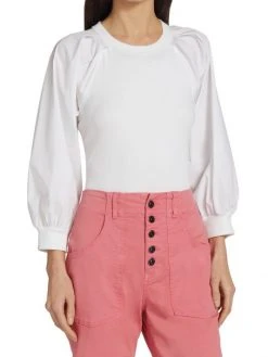 Veronica Beard Gibbson Cotton-Blend Top 11 Veronica Beard Gibbson Cotton-Blend Top -Veronica Beard shop unnamed file 2392