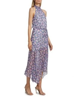 Veronica Beard Leia Silk Floral Midi-Dress -Veronica Beard shop unnamed file 240