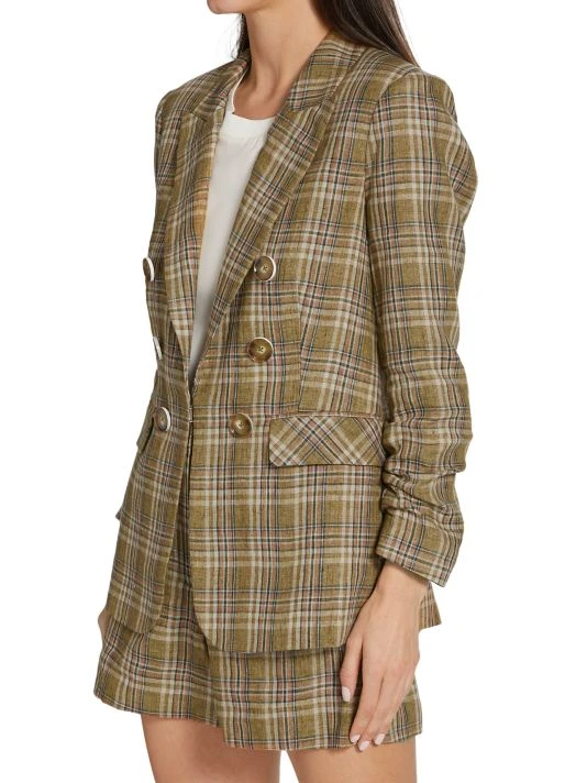 Veronica Beard Beacon Plaid Dickey Blazer 6 Veronica Beard Beacon Plaid Dickey Blazer - Image 4