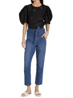 Veronica Beard Logan Belted Straight-Leg Jeans 10 Veronica Beard Logan Belted Straight-Leg Jeans -Veronica Beard shop unnamed file 2412