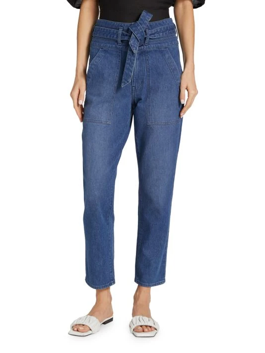 Veronica Beard Logan Belted Straight-Leg Jeans 5 Veronica Beard Logan Belted Straight-Leg Jeans - Image 3