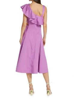 Veronica Beard Beilla Ruffled-Sleeve Midi-Dress 13 Veronica Beard Beilla Ruffled-Sleeve Midi-Dress -Veronica Beard shop unnamed file 2431