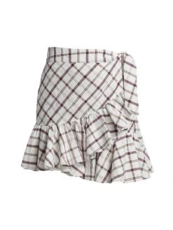 Veronica Beard Memphis Ruffle Miniskirt