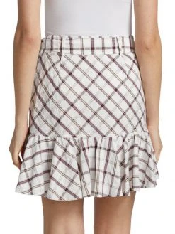 Veronica Beard Memphis Ruffle Miniskirt -Veronica Beard shop unnamed file 2459