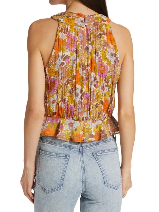 Veronica Beard Kailani Floral Peplum Tank 7 Veronica Beard Kailani Floral Peplum Tank - Image 5
