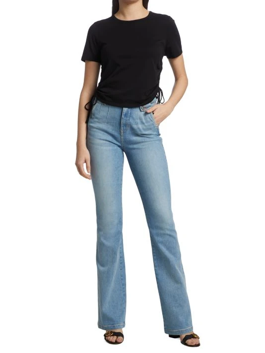 Veronica Beard Tazi Drawstring T-Shirt Black 4 Veronica Beard Tazi Drawstring T-Shirt Black - Image 2