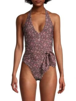 Veronica Beard Vickerie Tonal Floral One-Piece -Veronica Beard shop unnamed file 2489