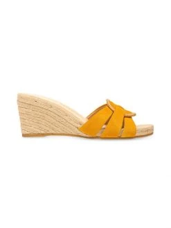 Veronica Beard Ivy Suede & Raffia Wedge Sandals Hazelwood -Veronica Beard shop unnamed file 2503