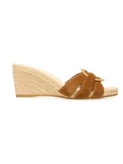 Veronica Beard Ivy Suede & Raffia Wedge Sandals Hazelwood -Veronica Beard shop unnamed file 2504