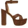 Veronica Beard Lalana Woven Leather Strappy Platform Sandals -Veronica Beard shop unnamed file 2505