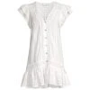 Veronica Beard Lorraine Eyelet Cotton Mini Dress White -Veronica Beard shop unnamed file 2515