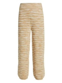 Veronica Beard Len Space-Dyed Knit Pants
