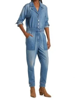 Veronica Beard Oaklyn Denim Jumpsuit -Veronica Beard shop unnamed file 2536