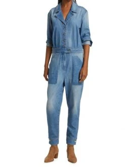 Veronica Beard Oaklyn Denim Jumpsuit -Veronica Beard shop unnamed file 2537
