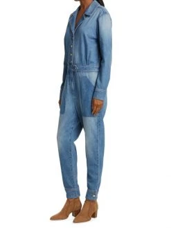 Veronica Beard Oaklyn Denim Jumpsuit -Veronica Beard shop unnamed file 2538