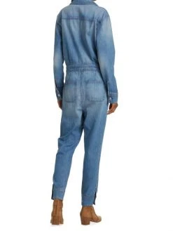 Veronica Beard Oaklyn Denim Jumpsuit -Veronica Beard shop unnamed file 2539