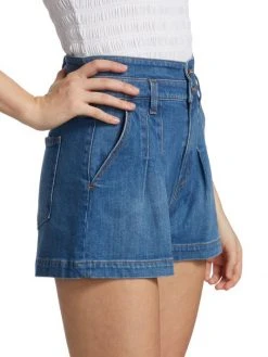 Veronica Beard Jaylen Denim Shorts -Veronica Beard shop unnamed file 261
