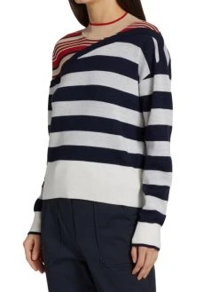 Veronica Beard Sheradin Striped Sweater -Veronica Beard shop unnamed file 2610