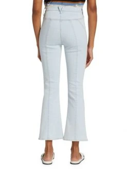 Veronica Beard Carson High-Rise Stretch Kick-Flare Ankle Jeans -Veronica Beard shop unnamed file 2618