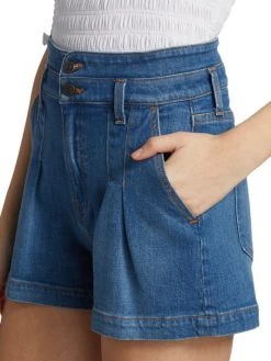 Veronica Beard Jaylen Denim Shorts -Veronica Beard shop unnamed file 263