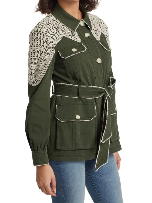 Veronica Beard Vanna Woven Canvas Jacket 6 Veronica Beard Vanna Woven Canvas Jacket - Image 4