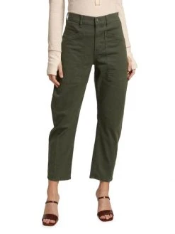 Veronica Beard Charlie High-Rise Stretch Barrel-Leg Jeans -Veronica Beard shop unnamed file 2699