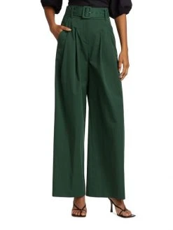 Veronica Beard Maliyah Pleated-Front Straight Pants -Veronica Beard shop unnamed file 2747