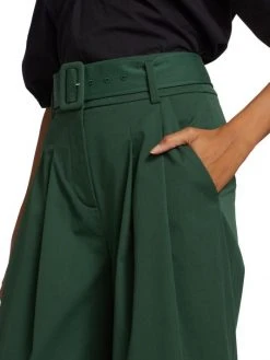 Veronica Beard Maliyah Pleated-Front Straight Pants -Veronica Beard shop unnamed file 2750