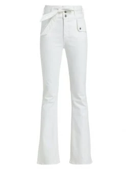 Veronica Beard Giselle High-Rise Flare Jeans