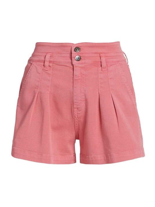 Veronica Beard Jaylen Pleated Denim Shorts 3 Veronica Beard Jaylen Pleated Denim Shorts
