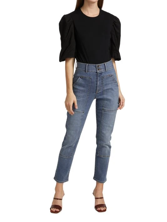 Veronica Beard Aspen Stretch Carpenter Jeans 4 Veronica Beard Aspen Stretch Carpenter Jeans - Image 2