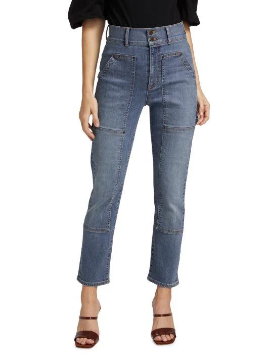 Veronica Beard Aspen Stretch Carpenter Jeans 5 Veronica Beard Aspen Stretch Carpenter Jeans - Image 3