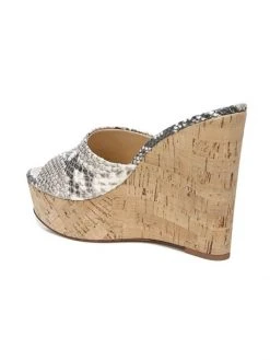 Veronica Beard Dali Snake-Embossed Wedge Sandals -Veronica Beard shop unnamed file 2786