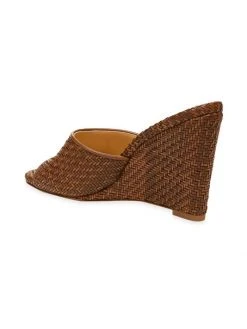 Veronica Beard Dali Single Woven Leather Wedge Sandals Natural -Veronica Beard shop unnamed file 2798