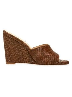 Veronica Beard Dali Single Woven Leather Wedge Sandals Natural -Veronica Beard shop unnamed file 2801