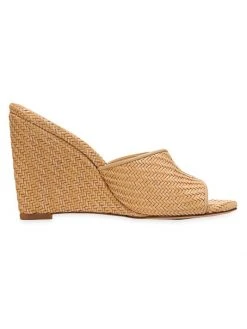 Veronica Beard Dali Single Woven Leather Wedge Sandals Natural -Veronica Beard shop unnamed file 2802