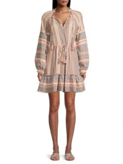 Veronica Beard Danica Printed Cotton Mini Dress -Veronica Beard shop unnamed file 2804