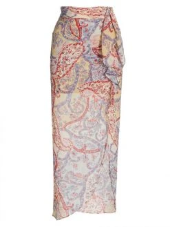 Veronica Beard Kaydence Silk Ankle Skirt