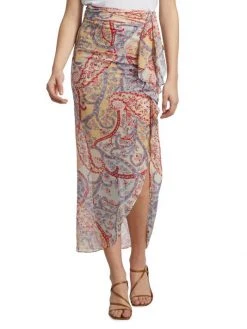 Veronica Beard Kaydence Silk Ankle Skirt -Veronica Beard shop unnamed file 2816