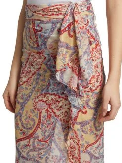 Veronica Beard Kaydence Silk Ankle Skirt -Veronica Beard shop unnamed file 2819