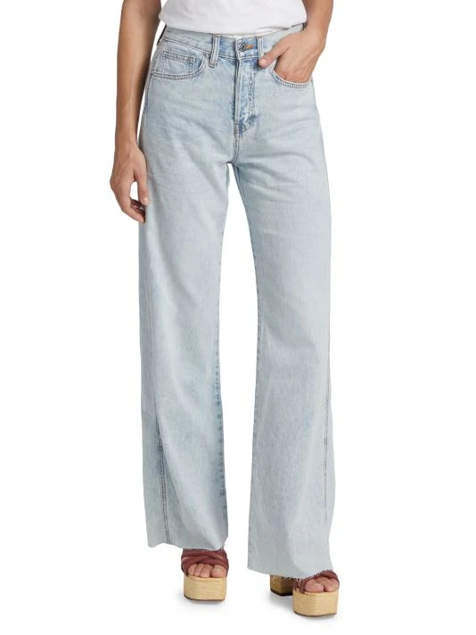Veronica Beard Taylor High-Rise Stretch Wide-Leg Jeans 5 Veronica Beard Taylor High-Rise Stretch Wide-Leg Jeans - Image 3
