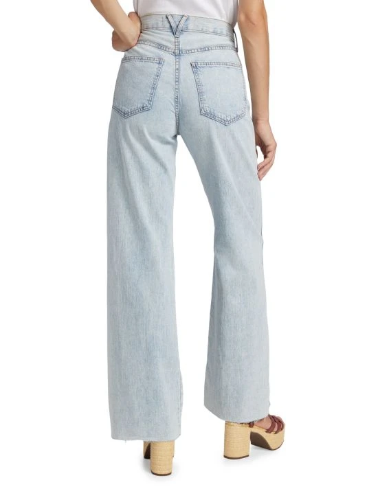 Veronica Beard Taylor High-Rise Stretch Wide-Leg Jeans 7 Veronica Beard Taylor High-Rise Stretch Wide-Leg Jeans - Image 5
