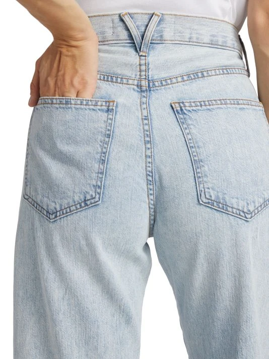 Veronica Beard Taylor High-Rise Stretch Wide-Leg Jeans 8 Veronica Beard Taylor High-Rise Stretch Wide-Leg Jeans - Image 6