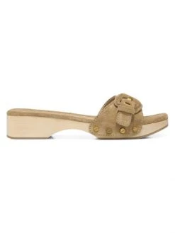 Veronica Beard Davina Suede Slides