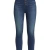Veronica Beard Stratton High-Rise Button-Fly Skinny Jeans -Veronica Beard shop unnamed file 285